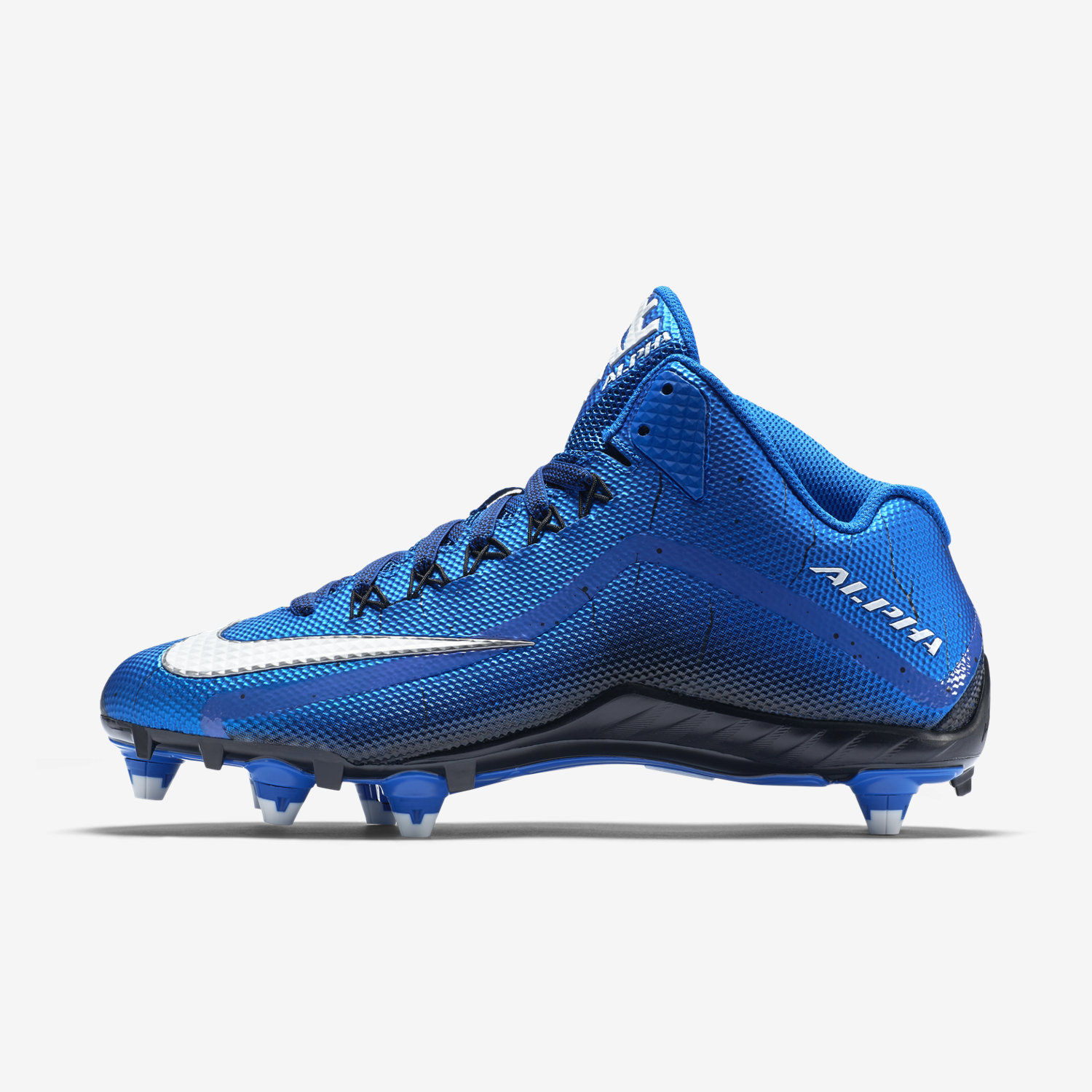 ποδοσφαιρικα παπουτσια ανδρικα Nike Alpha Pro 2 3/4 D μπλε ρουά/μαυρα/ασπρα 77016601LU
